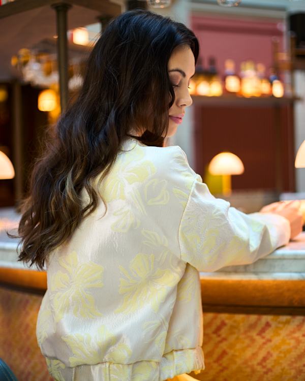 Black Colour Jakke - BcJackline Bomber Jakke i Light Yellow