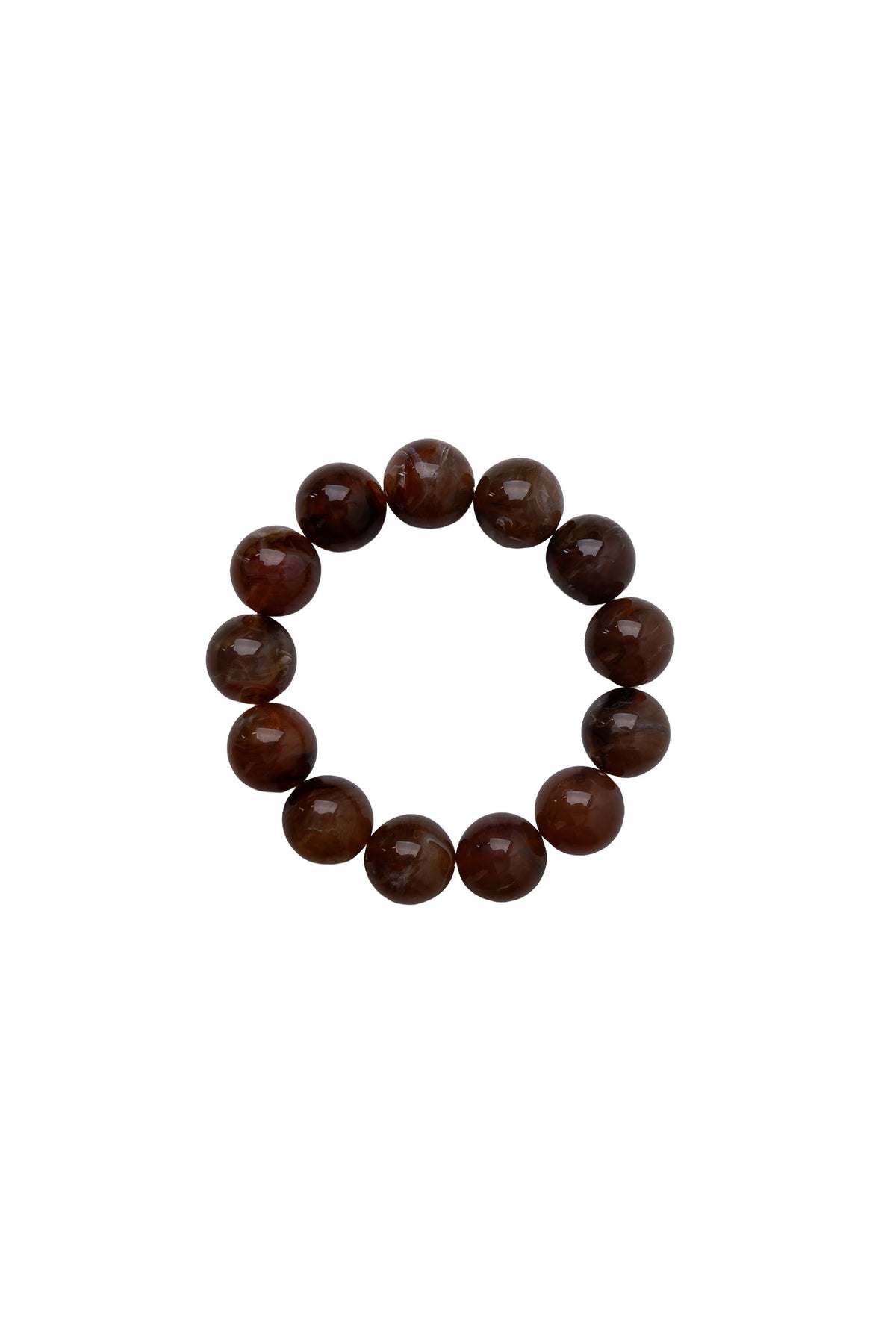 Black Colour Armbånd - BcMilova Perle Armbånd i Coffee