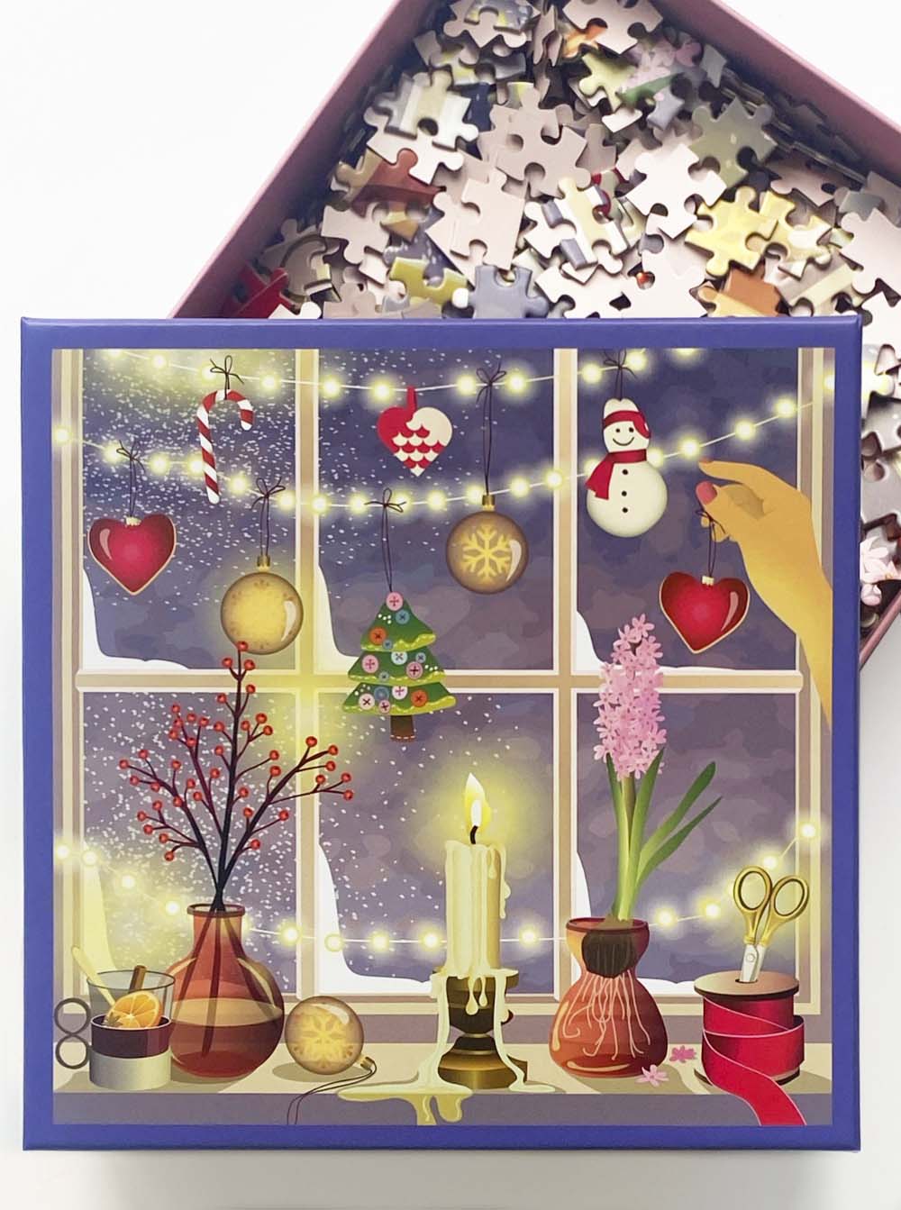 Visse Vasse Puslespil - Christmas Vindue Puslespil 500 Brikker