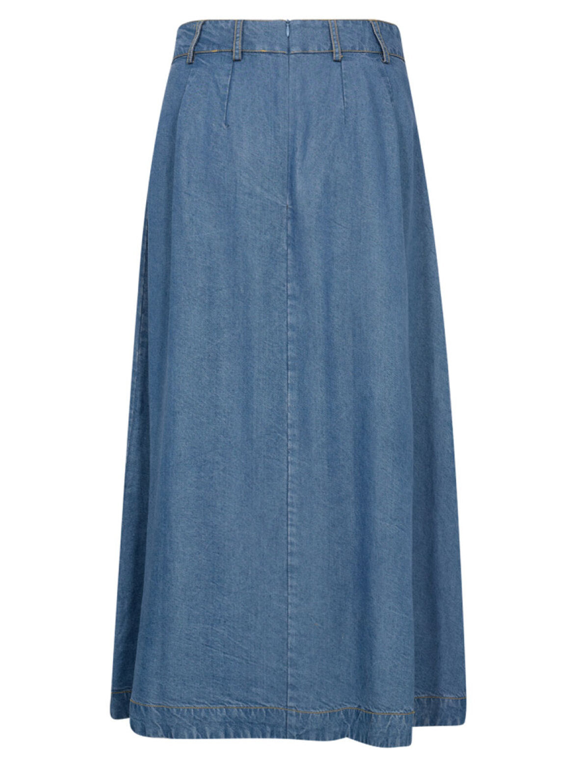 Co´couture Nederdel - AnyaCC Pleat Nederdel i Denim Blue