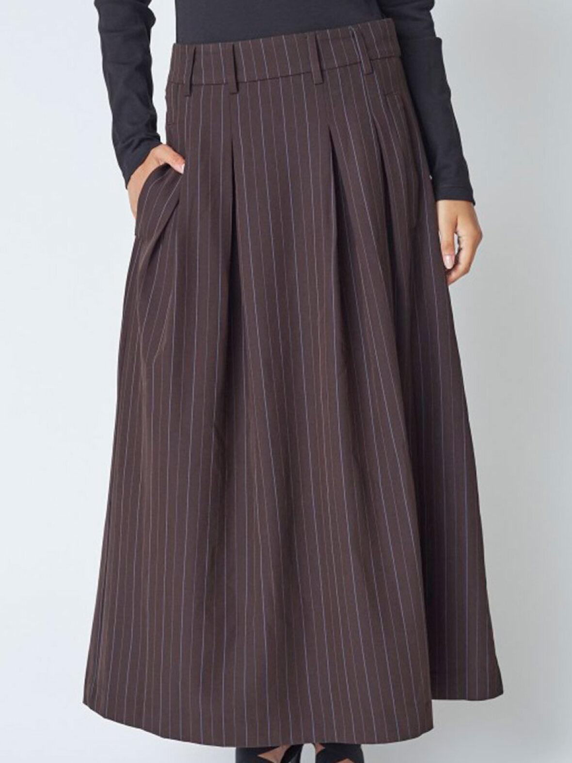 Co´couture Nederdel - AnyaCC Trinny Pleat Nederdel i Plum