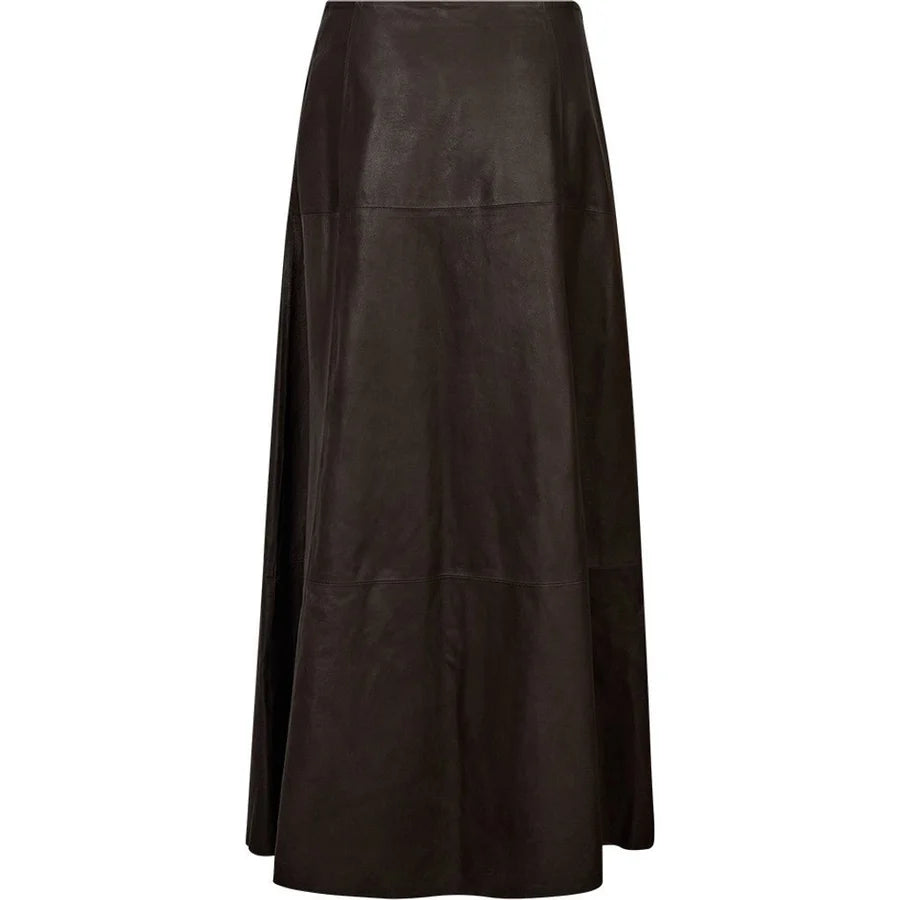 Depeche Nederdel - 51008 DarinaDEP Skind Nederdel i Brown