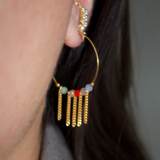 Stine A Ørering - 1418 Miss Paris Hoop Boheme Ørering