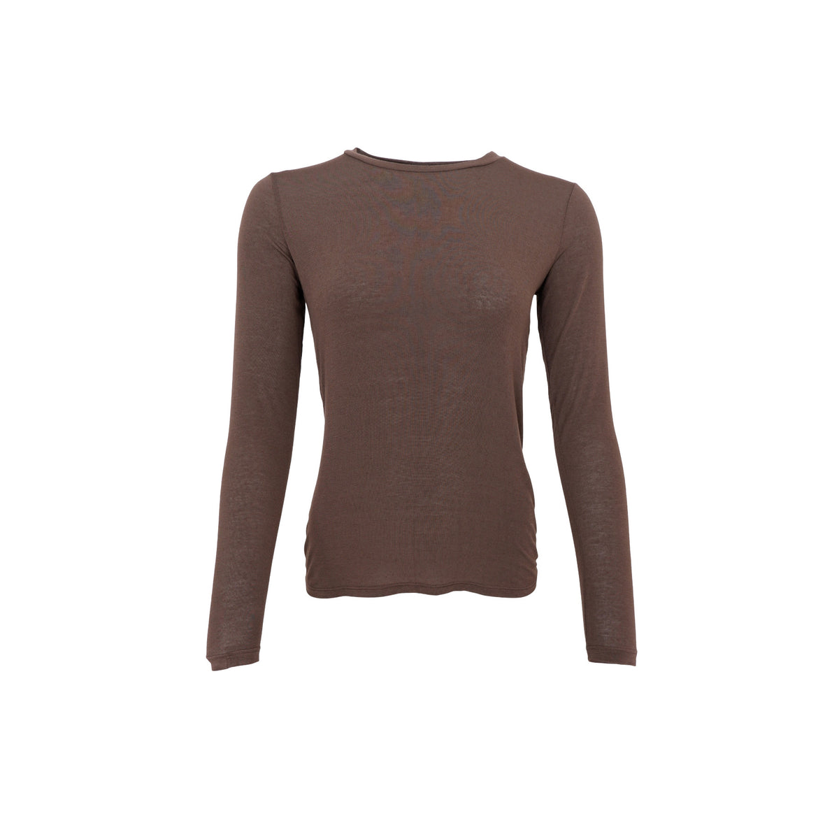 Black Colour Bluse - BcAlba LS Bluse i Coffee Solid