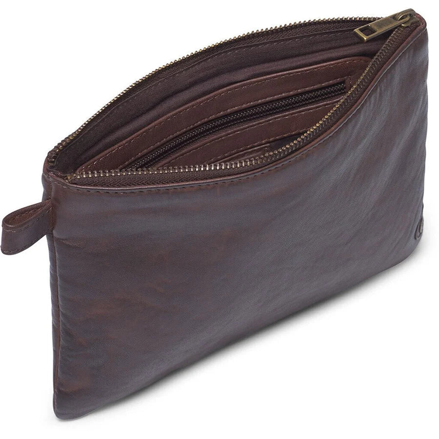 Depeche Clutch - 16386 Clutch Taske i Winter Brown