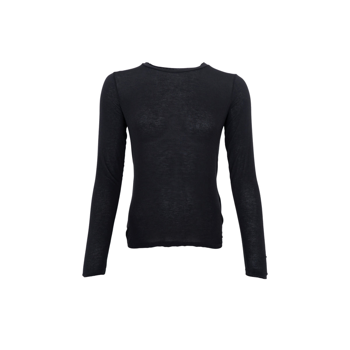 Black Colour Bluse - BcAlba LS Bluse i Sort Solid