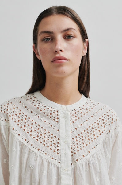 Second Female Bluse - Ericae Bluse i White Alyssum