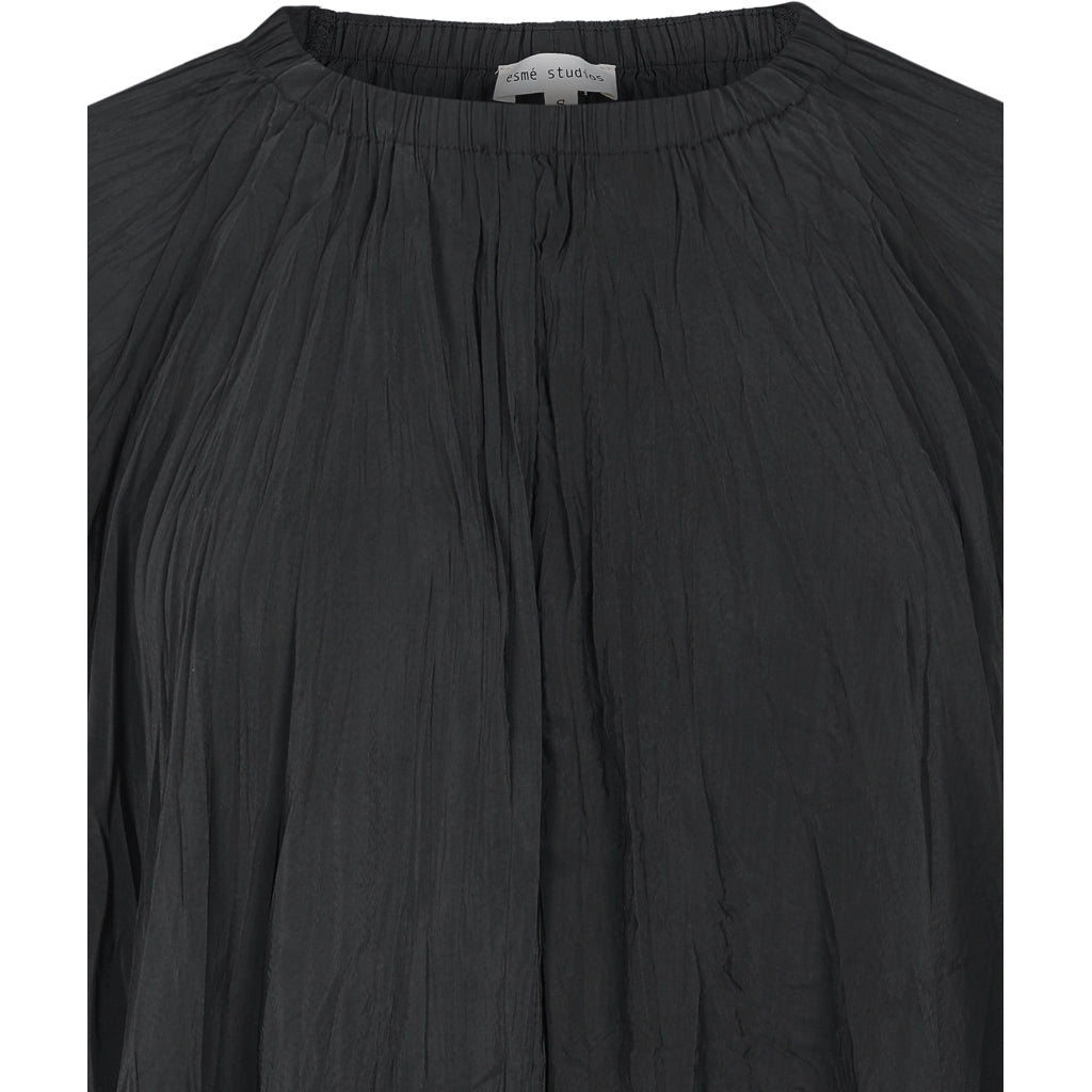 ESMÉ STUDIOS Bluse - ESTova LS Bluse i Sort