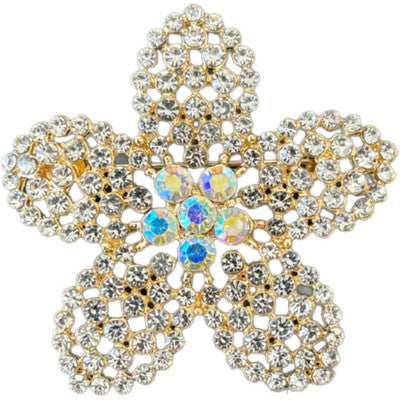 Tim & Simonsen Broche - 690 Pin Harriet Broche i Forgyldt Med Glassten