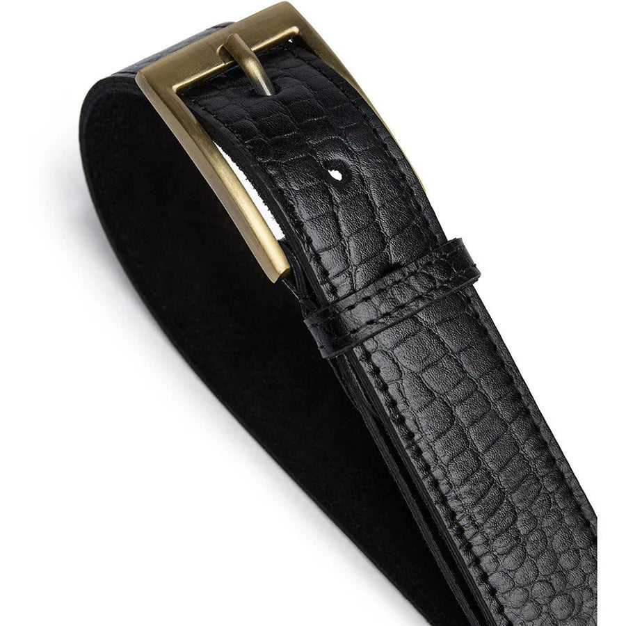 Depeche Bælte - 17140 Fashion Favourites Bælte i Sort Croco