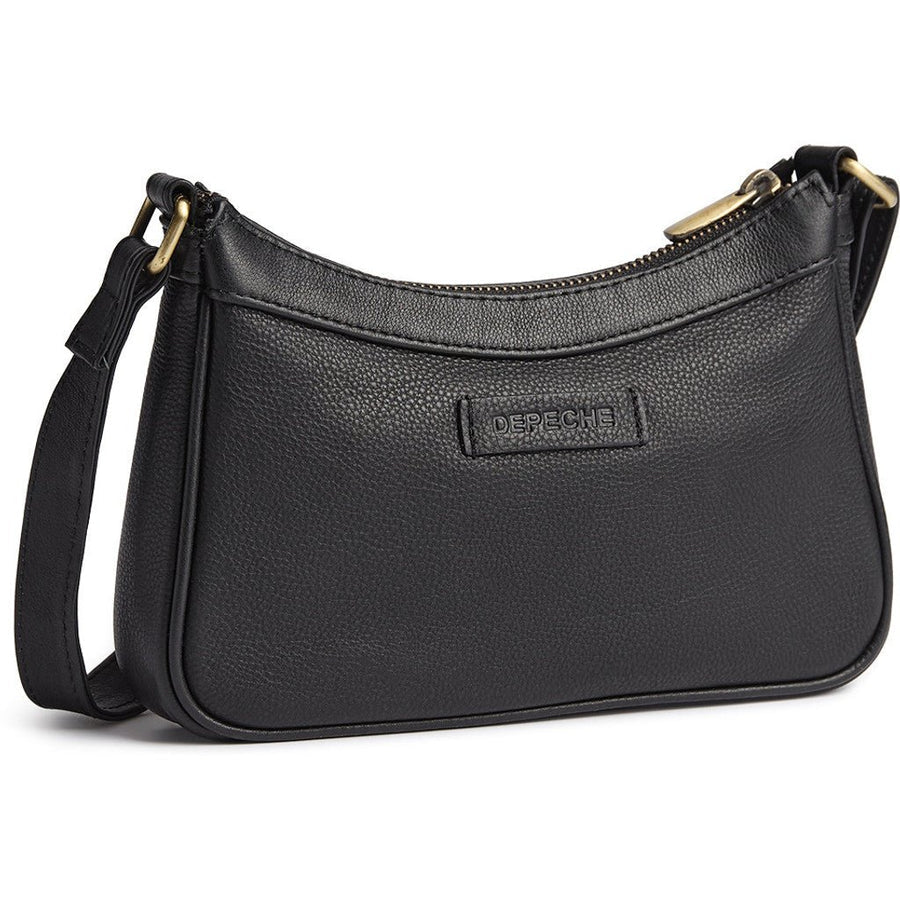 Depeche Taske - 17446 Fashion Favourites Crossover Taske i Sort Brass