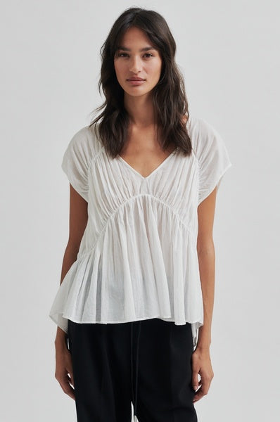 Second Female Top - Flou Top i Hvid