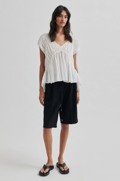 Second Female Top - Flou Top i Hvid