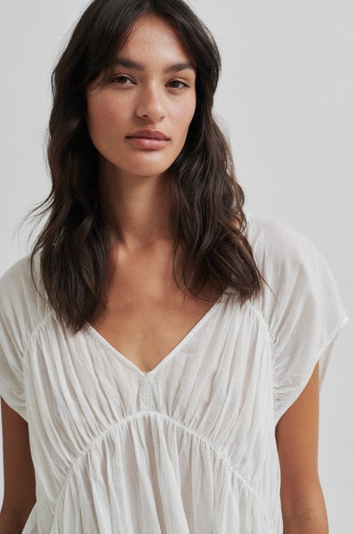 Second Female Top - Flou Top i Hvid