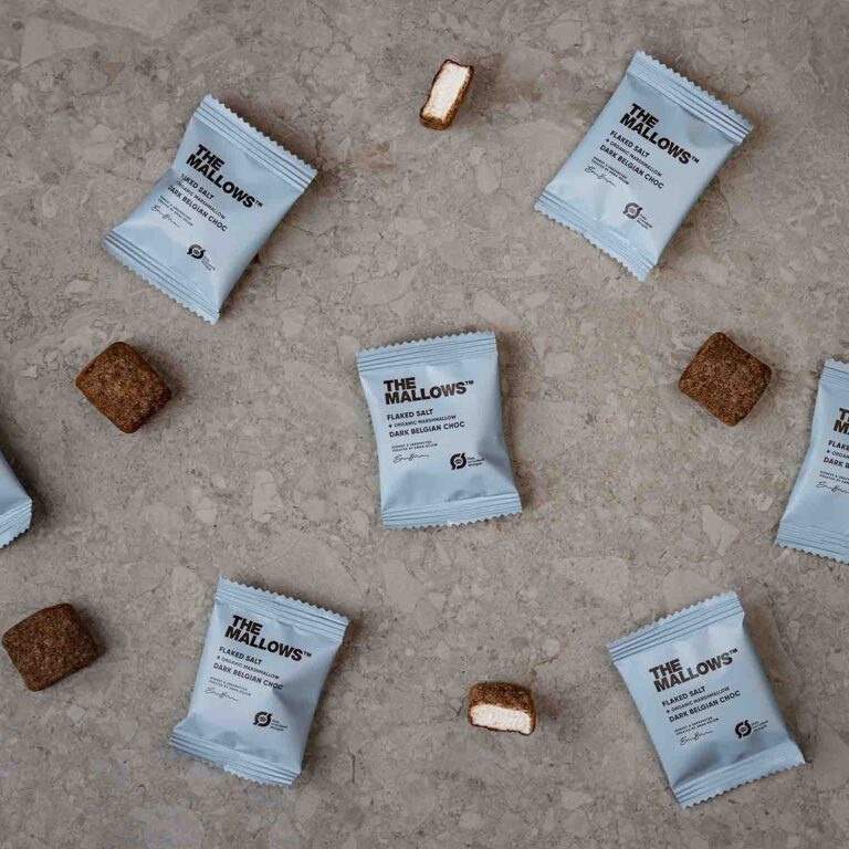 The Mallows Skumfiduser - Enkelpakke, Skumfidus Med Mørk Chokolade og Flage Salt