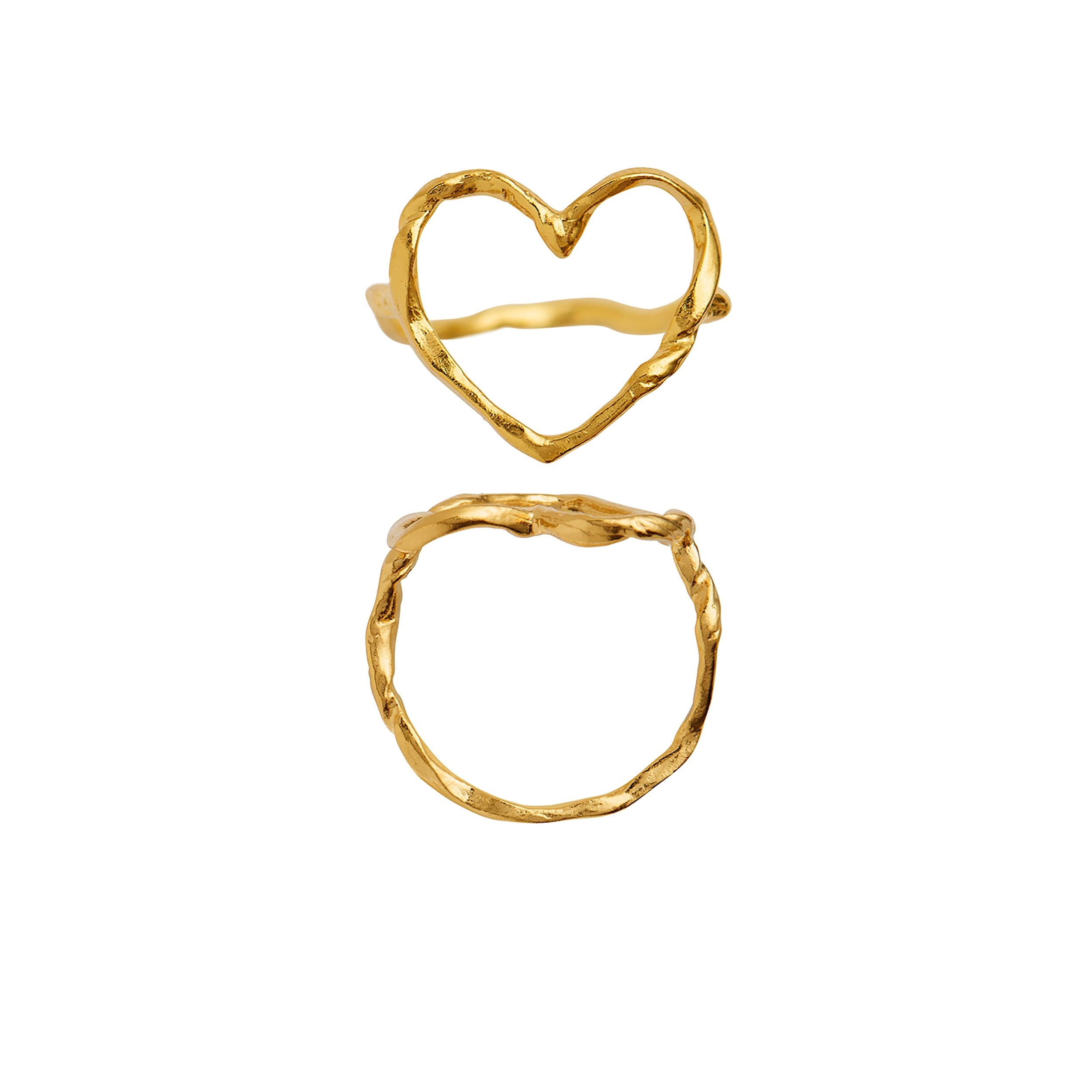 Stine A Fingerring - Funky Heart Ring