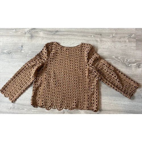 Tim & Simonsen Bluse - Gerda Blonde Bluse i Brun