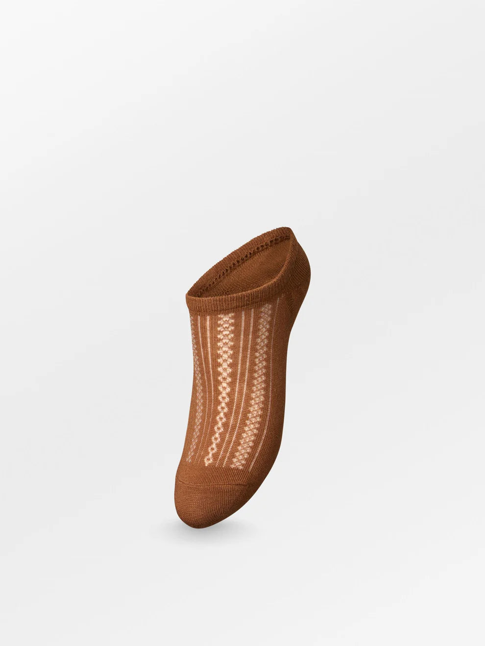 Beck Søndergaard Strømper - Crochia Cotta Sneakie Strømper i Mocha Brun