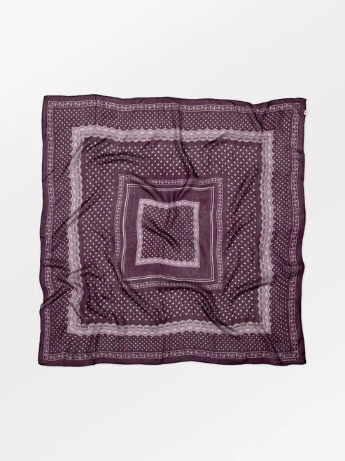 Beck Søndergaard Tørklæde - Lacia Tabby Sia Tørklæde i Fig Red