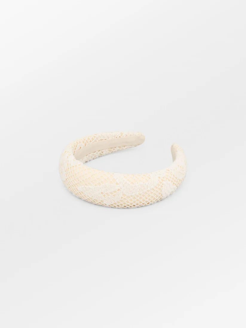 Beck Søndergaard Hårbøjle - Croflora Wid Hårbøje i Buttercream White