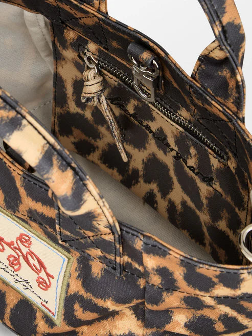 Beck Søndergaard Taske - Leopa Coated Gabby Taske i Sort