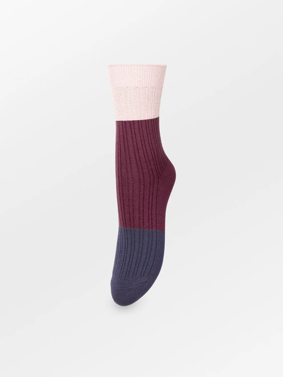 Beck Søndergaard Strømper - ColourBlock Bam Strømper i Graystone Blue