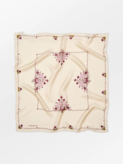 Beck Søndergaard Tørklæde - Brodaria Sia Tørklæde i Birch White