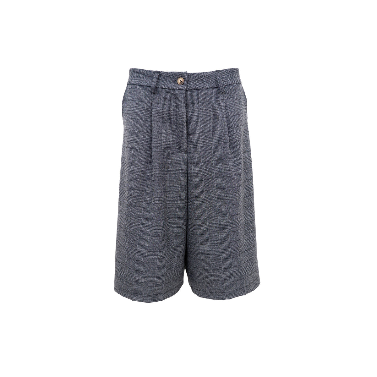 Black Colour Shorts - BcLuciano Pleated Bermuda Shorts i Dark Grey