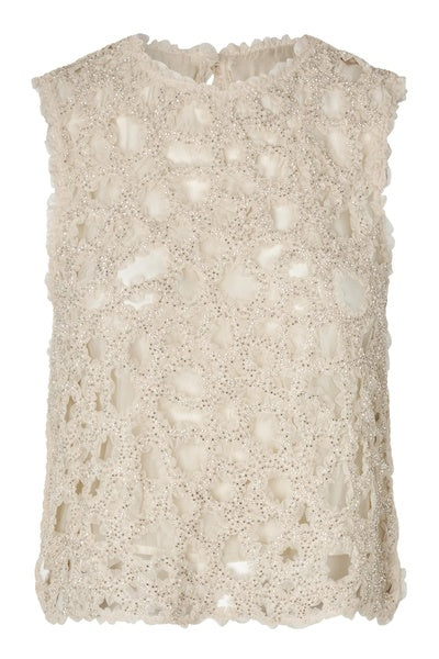 Second Female Top - Gleam Top i Summer Sand