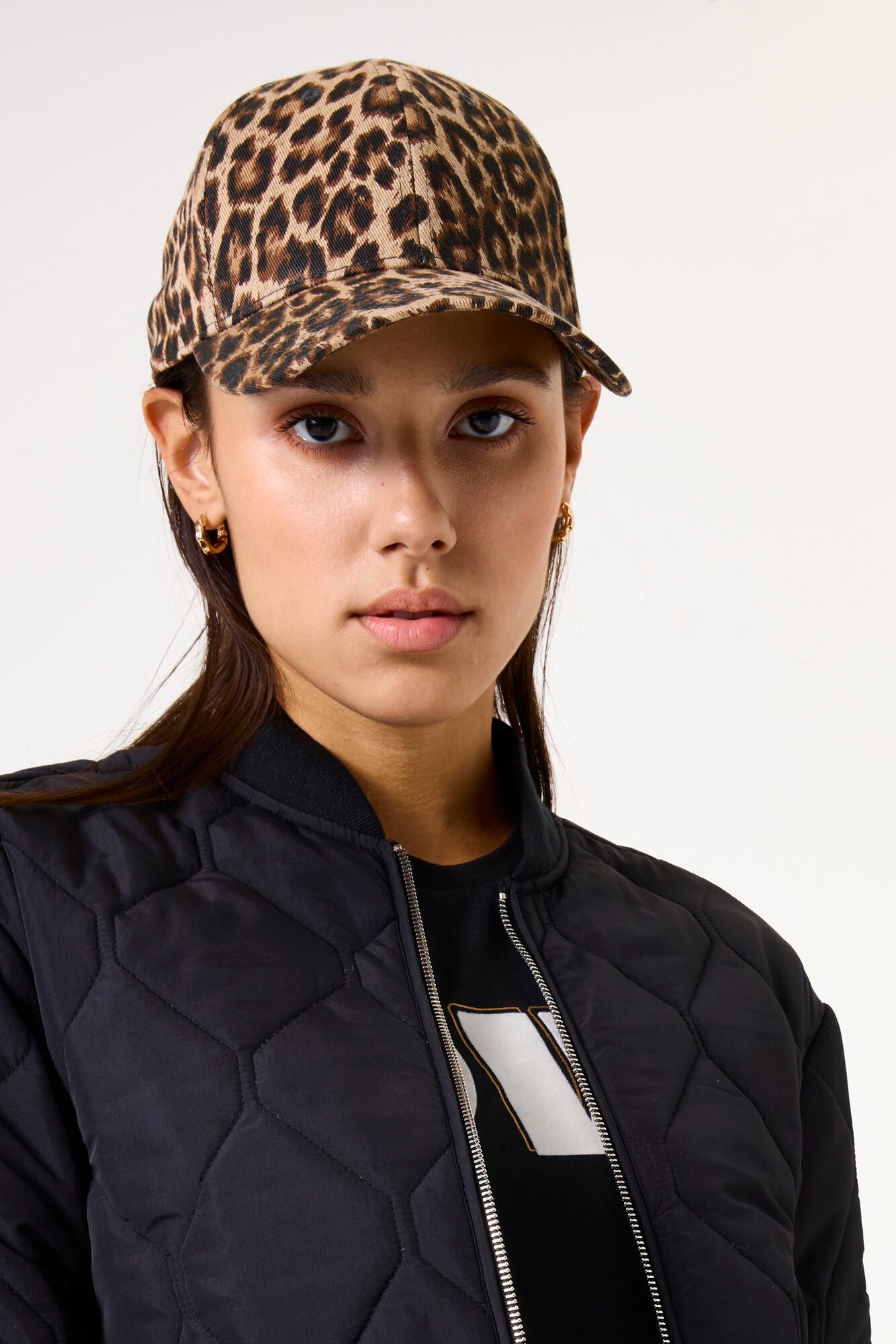 Garcia Hat - Leopard Cap i Turtledove