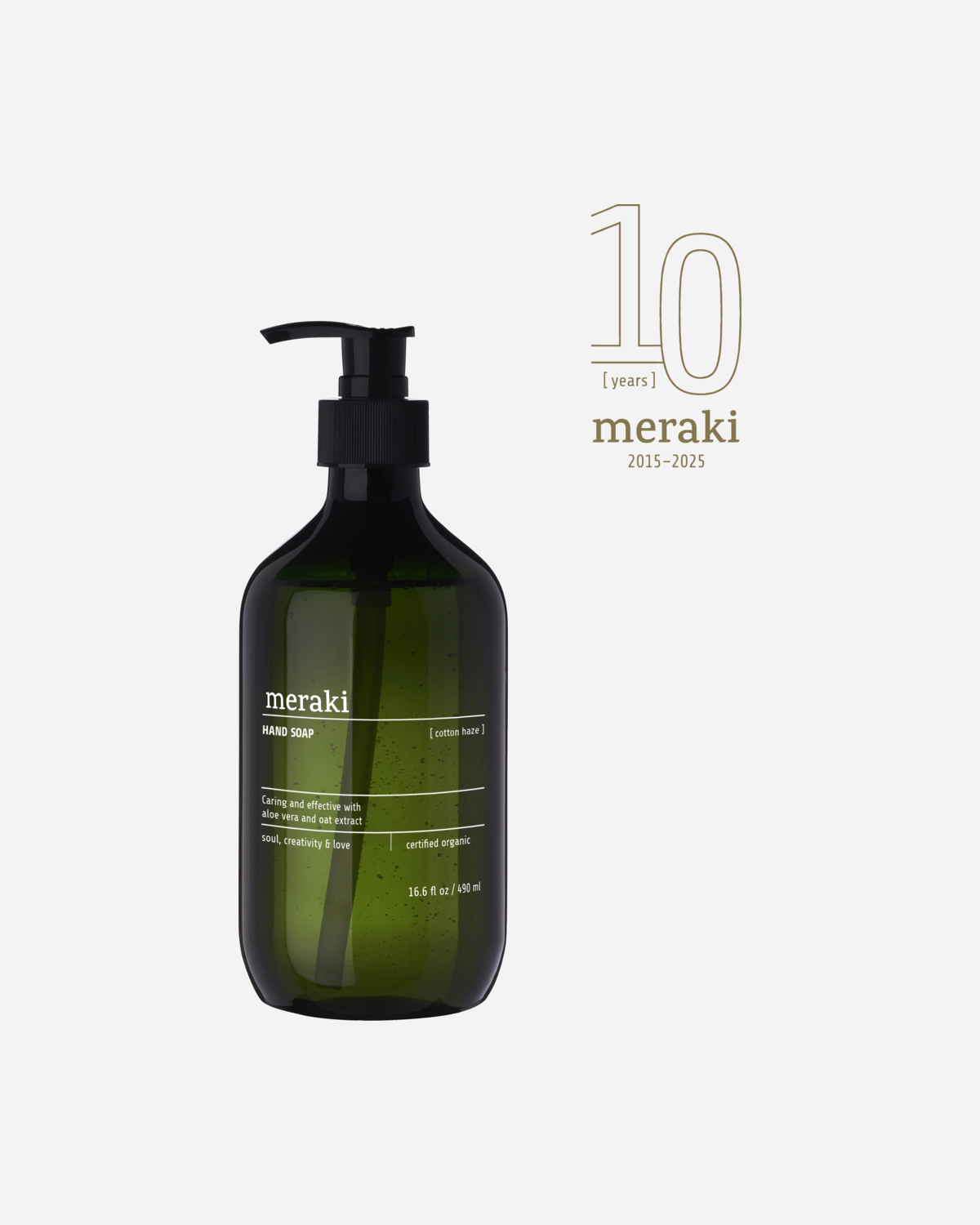 Meraki Håndsæbe - Håndsæbe Cotton Haze 490ml.