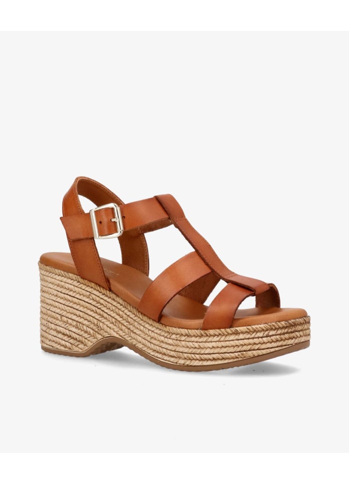 Shoedesign Sandal - Hannah Sandal i Leather Cognac