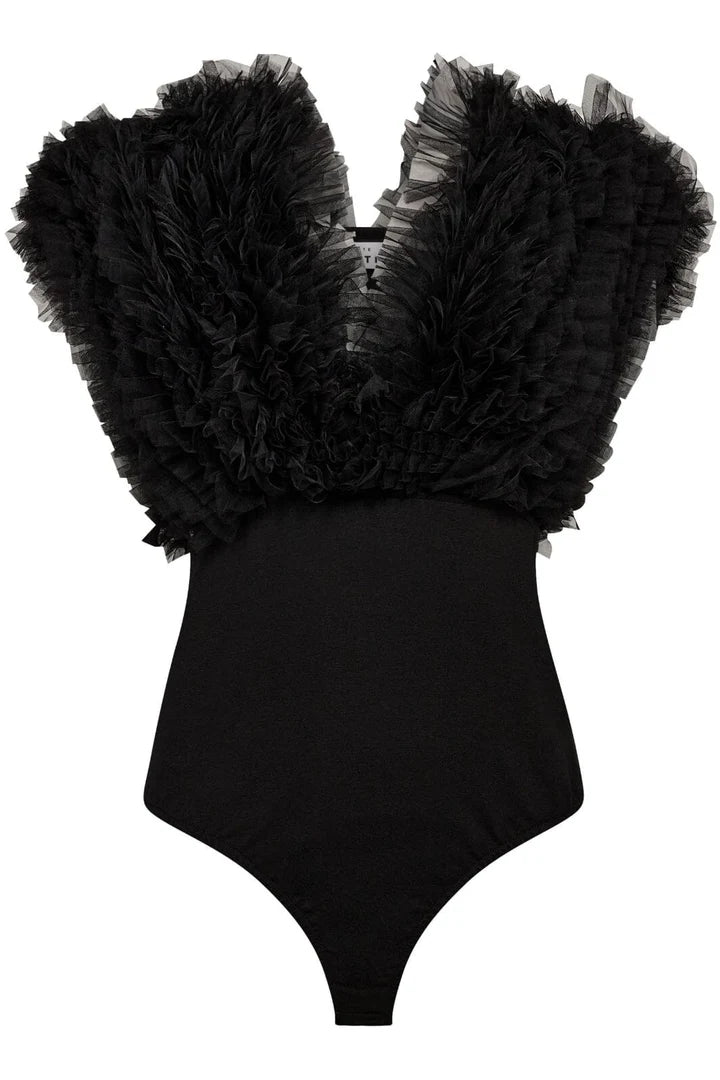 Haute L´amitié Bodysuit - New Funky Bodysuit i Sort