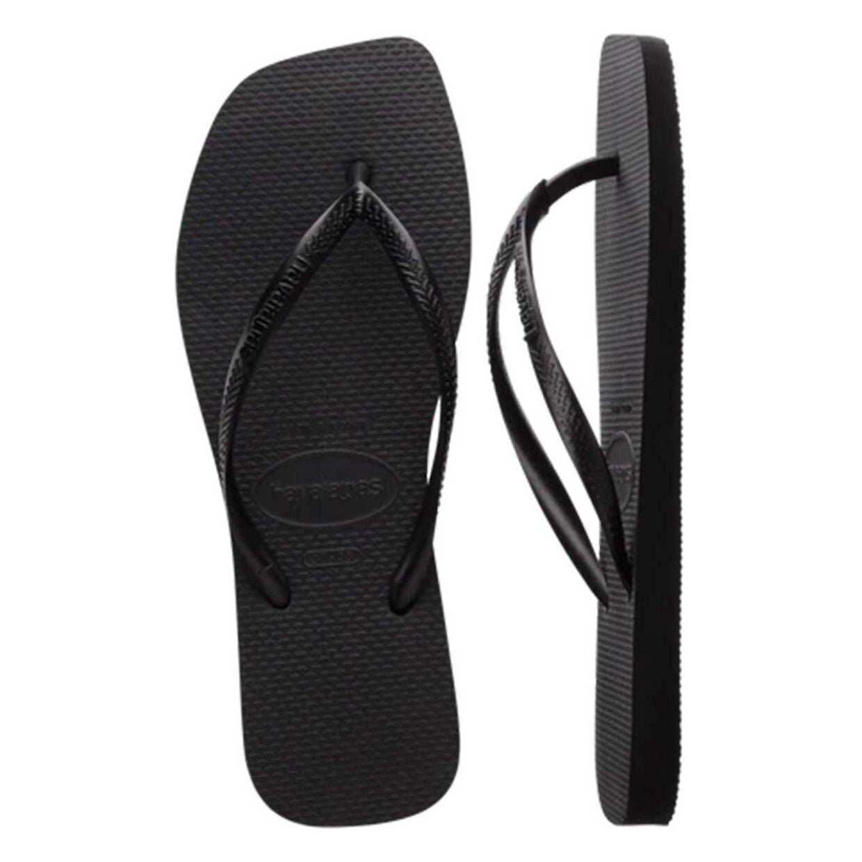 Havaianas Klipklappere - Hav Slim Square Klip Klap i Sort