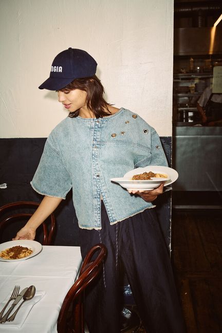 BALL Original Bluse - BASaga Rev Denim Bluse i Vintage Tinted Indiigo Blue