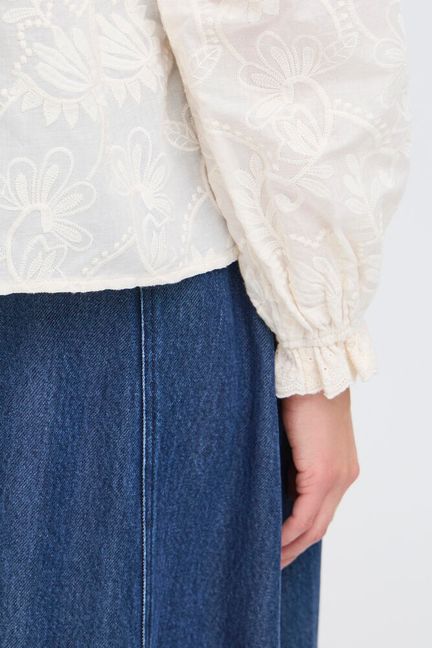 Atelier Rêve Kjole - IRRisle Denim Nederdel i Medium Blå