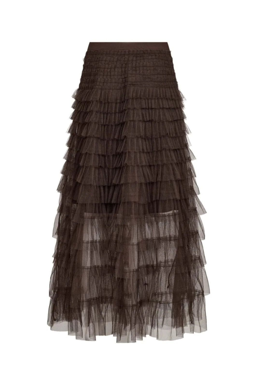 Co´couture Nederdel -  JadeCC Tyl Nederdel i Bison Brun
