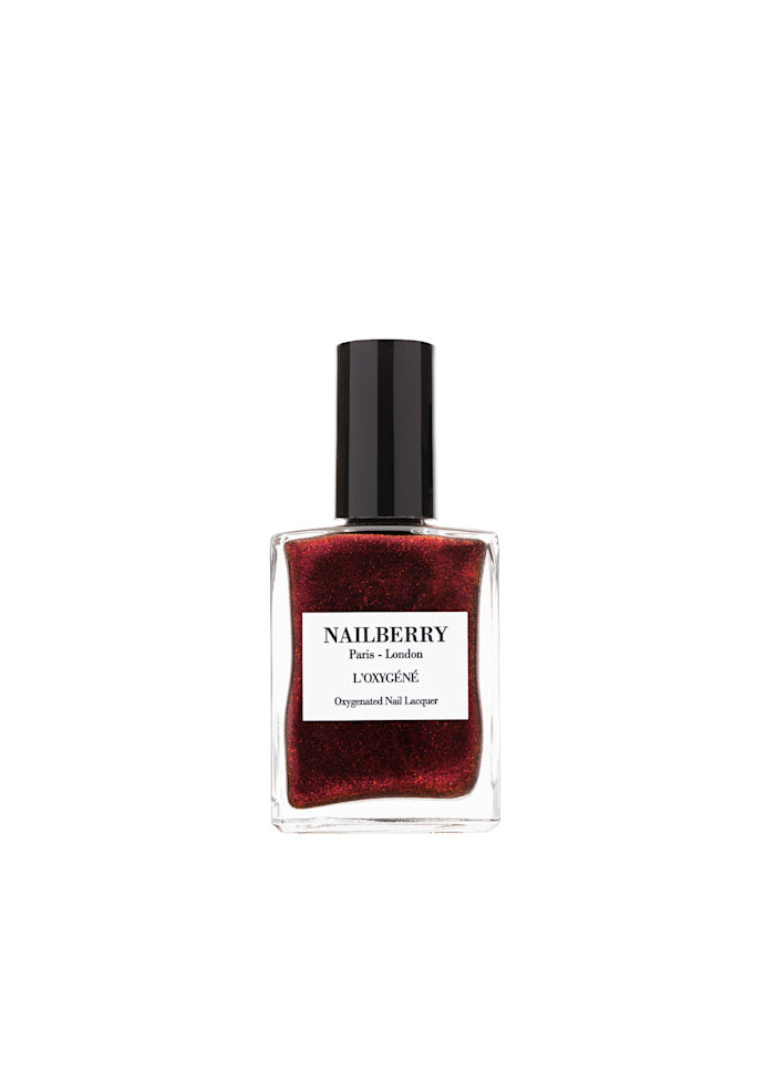 NAILBERRY Neglelak - Neglelak Very Merry Merlot, Pearlised Burgundy Noir