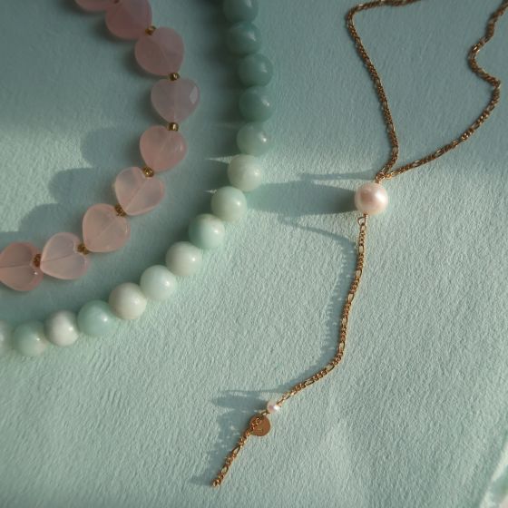 Stine A Halskæde - Pearl Drop Halskæde