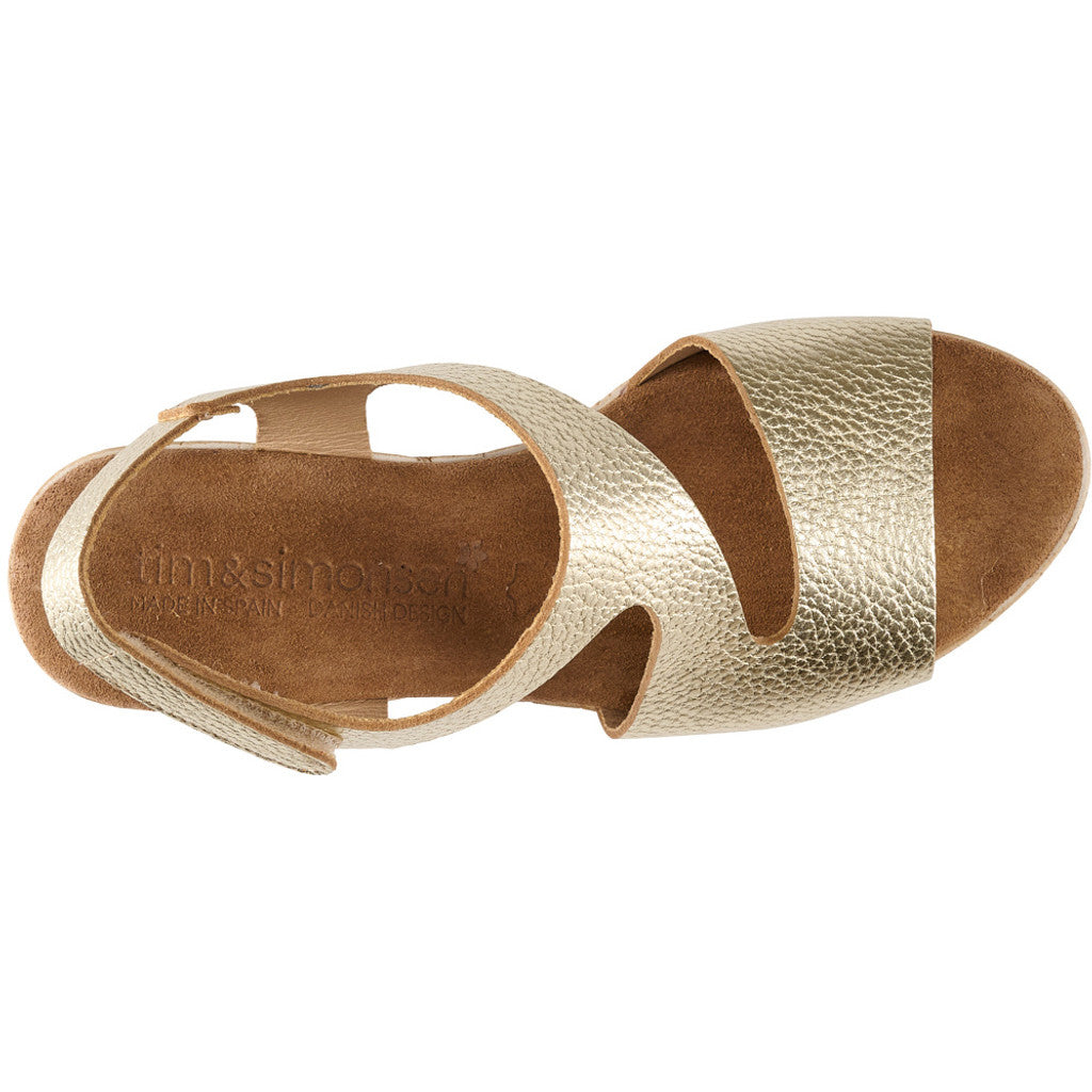 Tim & Simonsen Sandal - Katia Nature Sandal Platino i Platino