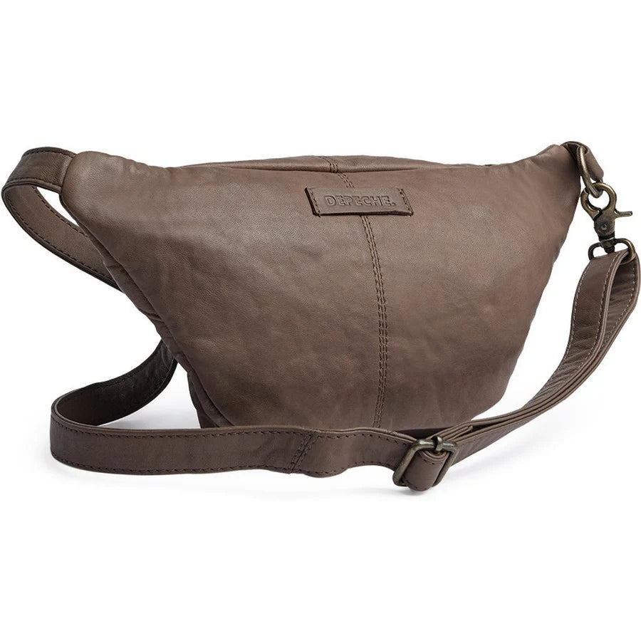 Depeche Bæltetaske - 13396 Bumbag Med Forlomme i Dark Taupe