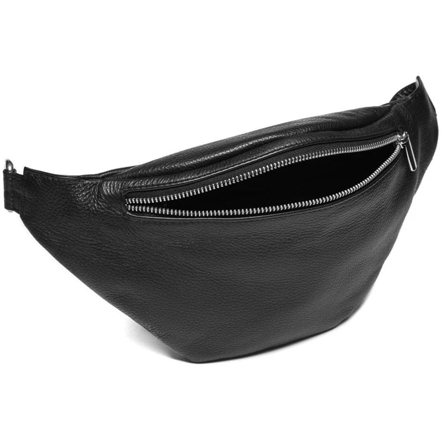 Depeche Bæltetaske - 12556 Fashion Favourites Bumbag i Sort Med Sølv