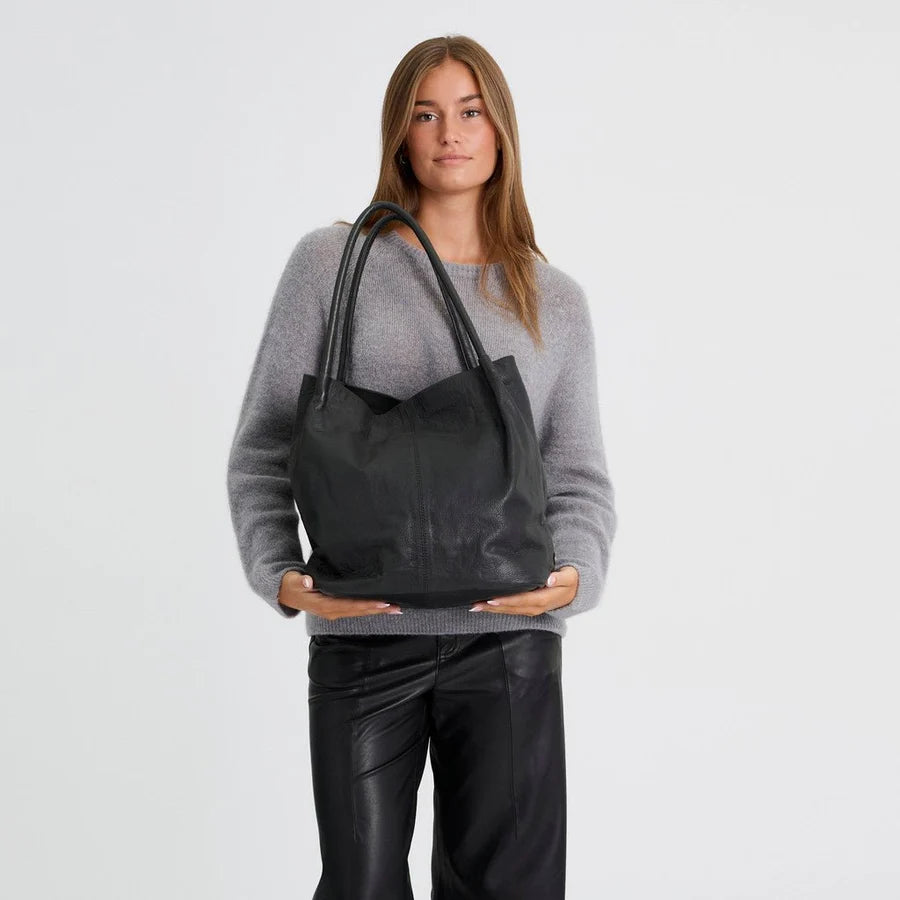 Depeche Taske - 15698 Golden Chick Shopper Taske i Sort