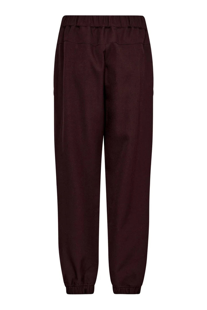 Co´Couture Bukser - LunaCC Pocket Bukser i Winered