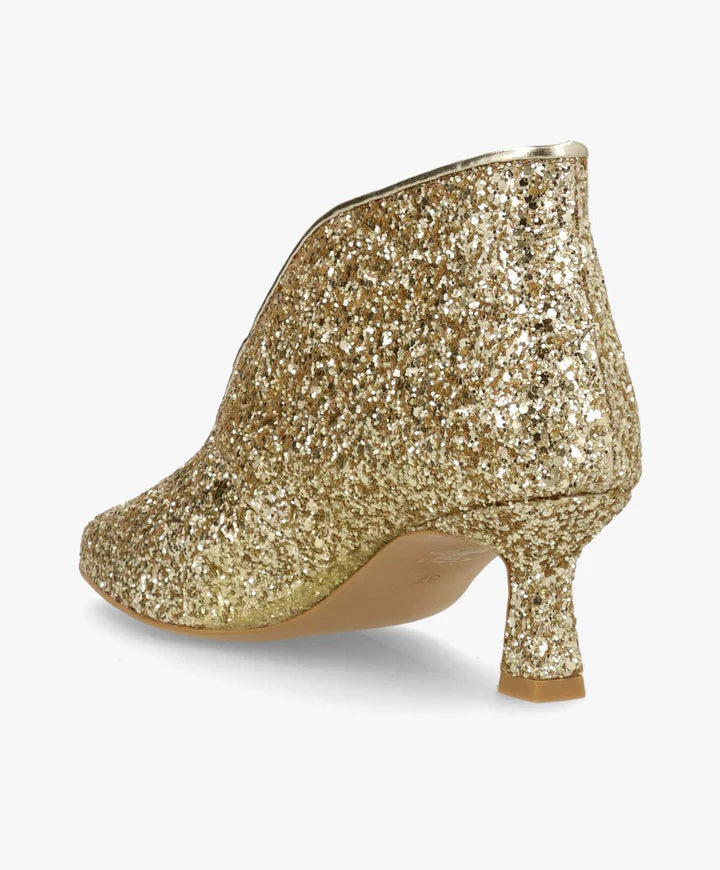 Shoedesign - Marty G Støvletter i Guld Glimmer