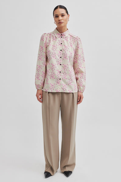Second Female Skjorte - Claud Skjorte i Begonia Pink