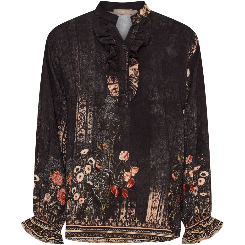 MARTA du château Bluse - MdcJoceline Bluse i Nero