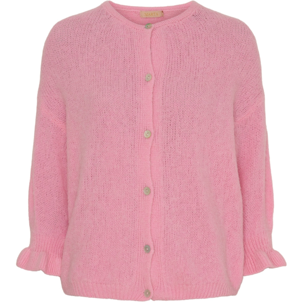 MARTA du château Strik - MdcJuliana Strik Cardigan i Baby Pink