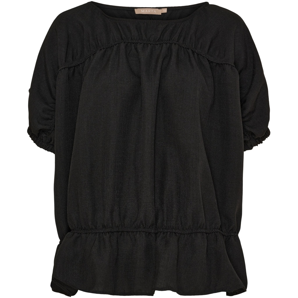 MARTA du château Bluse - MdcSaffron Bluse i Nero Sort
