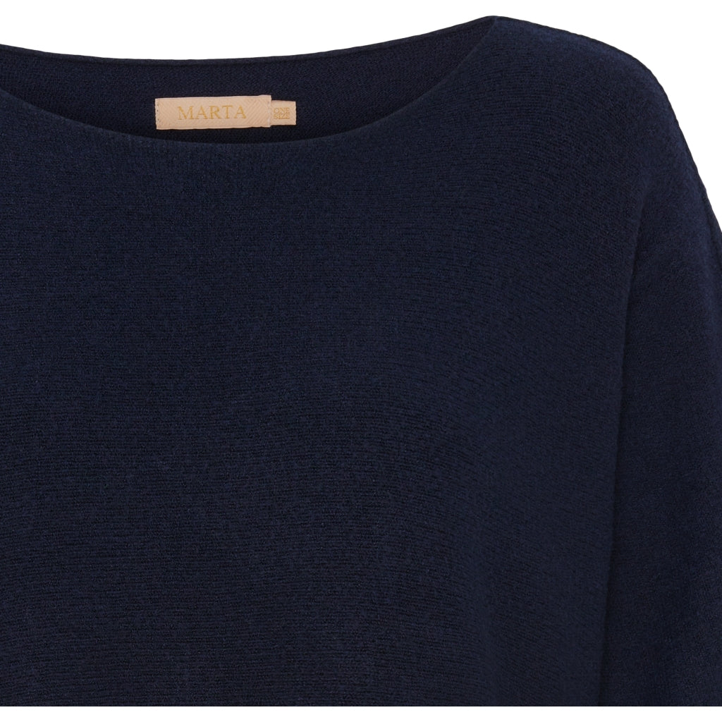 MARTA du château Strik - 5003 MdcSia Strik Bluse i Navy